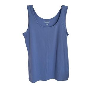 L.L.Bean blue sleeveless tank top in Size Small.